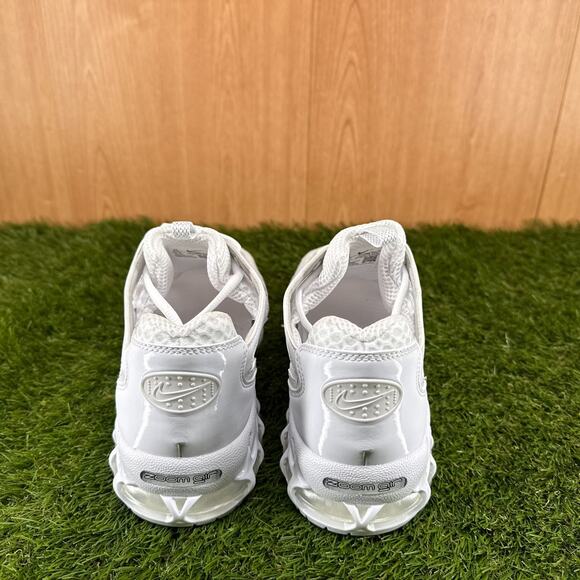 Nike Air Zoom Spiridon Cage 2 Triple White Running Shoes CJ1288-100 Men\'s Sz 9.5